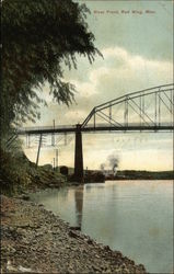 River Front Red Wing, MN Postcard Postcard