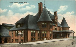 Union Depot Duluth, MN Postcard Postcard