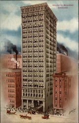Majestic Building Chicago, IL Postcard Postcard
