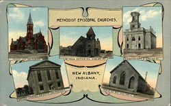 Methodist Episcopal Churches Postcard