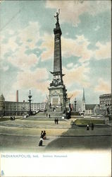 Soldiers Monument Postcard