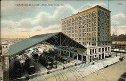 Traction Terminal Indianapolis, IN Postcard Postcard