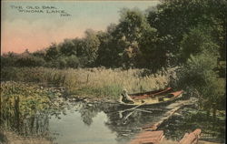 The Old Dam Winona Lake, IN Postcard Postcard