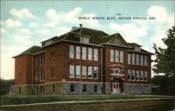 Public School Building Siloam Springs, AR Postcard Postcard