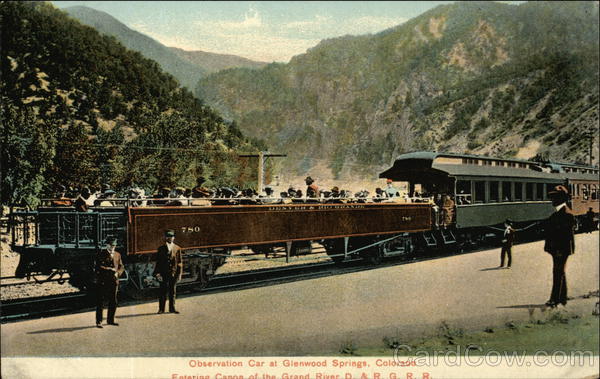 Observation Car Glenwood Springs Colorado