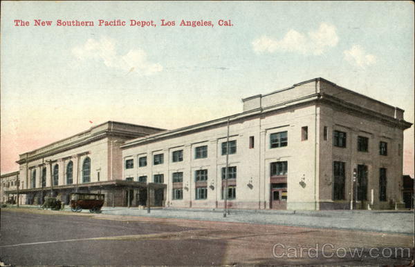 The New Southern Pacific Depot Los Angeles California