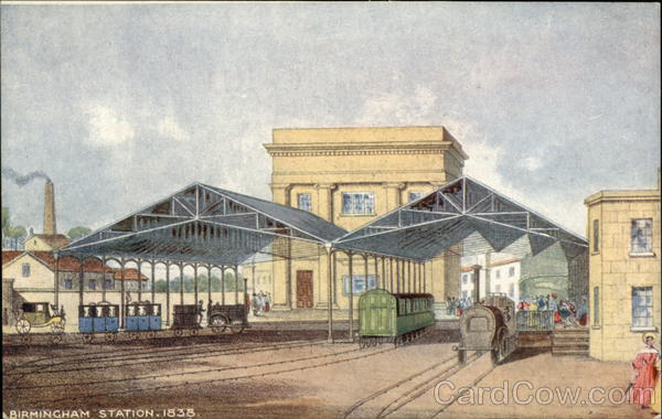 Birmingham Station, 1838 England Warwickshire