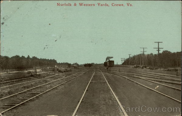 Norfolk & Western Yards Crewe Virginia