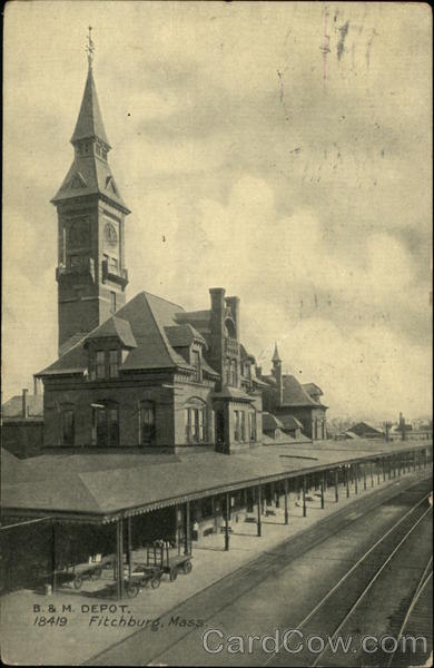 B. & M. Depot Fitchburg Massachusetts