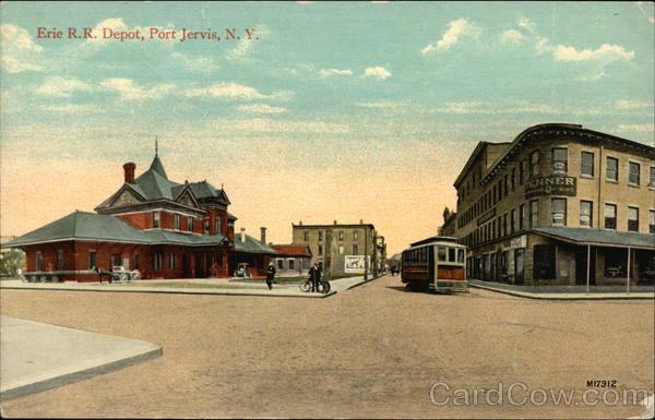 Erie R. R. Depot Port Jervis New York