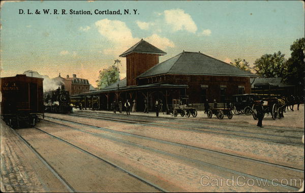D. L. & W. R. R. Station Cortland New York