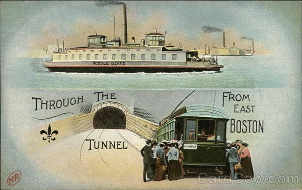 Through the Tunnel from East Boston Massachusetts