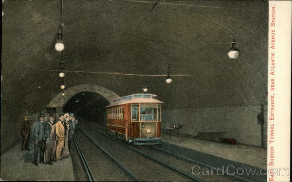 East Boston Tunnel Entrance, Near Atlantic Avenue Station Massachusetts
