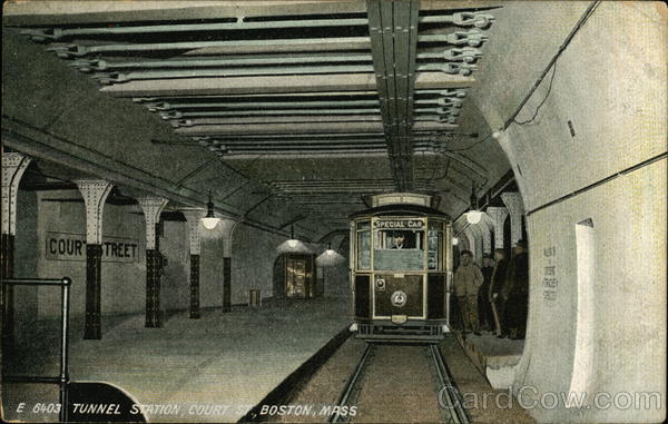 Tunnel Station, Court Street Boston Massachusetts
