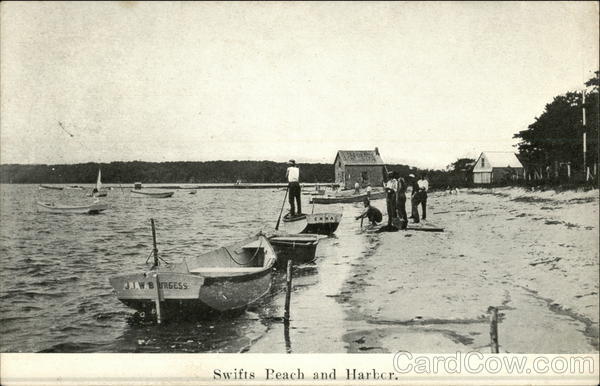 Swifts Beach and Harbor Wareham Massachusetts