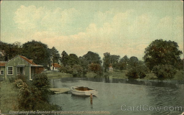 Down Along the Taunton River Looking East Massachusetts