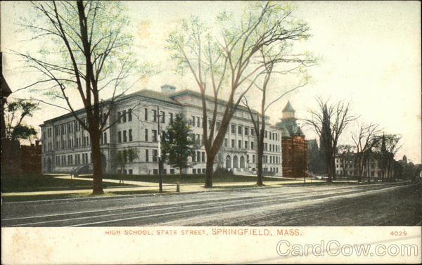 High School, State Street Springfield Massachusetts