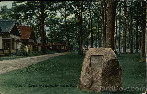Site of Eames Massacre, Montwaite Framingham Massachusetts