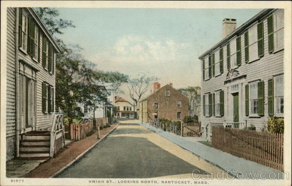 Union St. Looking North Nantucket Massachusetts