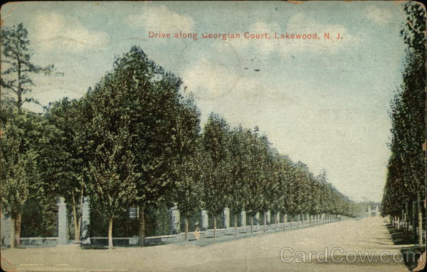 Drive Along Georgian Court Lakewood New Jersey