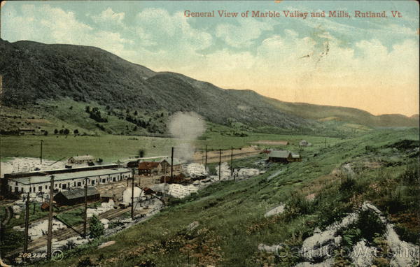 Marble Valley and Mills Rutland Vermont