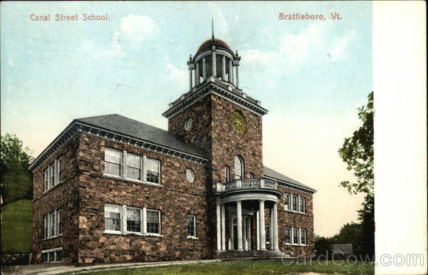 Canal Street School Brattleboro Vermont