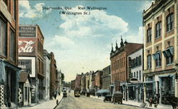 Wellington Street Sherbrooke, QC Canada Quebec Postcard Postcard