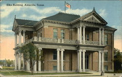Elks Building Amarillo, TX Postcard Postcard