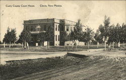 Curry County Court House Postcard