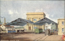 Birmingham Station, 1838 England Warwickshire Postcard Postcard