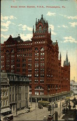 Broad Street Station, P.R.R. Postcard