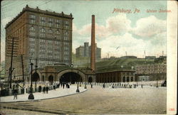 Union Station Pittsburgh, PA Postcard Postcard