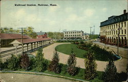 Railroad Station Postcard