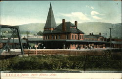 B.&.O.R.R. Station Postcard