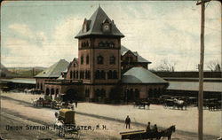 Union Station Manchester, NH Postcard Postcard