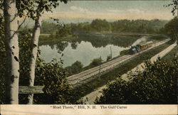 Most There Hill, N.H., The Gulf Curve Postcard