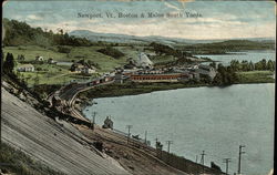 Boston & Maine South Yards Postcard