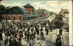 D. L. & W. Depot Postcard