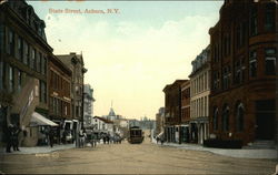 State Street Auburn, NY Postcard Postcard