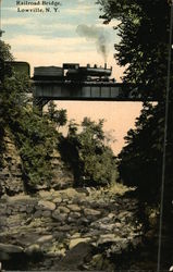 Railroad Bridge Postcard