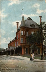 Depot Gloversville, NY Postcard Postcard