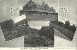 C.P.R. Station Postcard