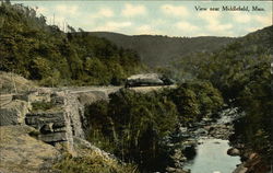 View Near Middlefield, Mass. Postcard