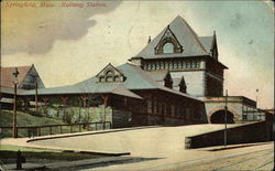 Railway Station Postcard