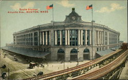 South Station, Atlantic Ave. Postcard