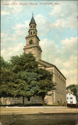 First Baptist Church Postcard