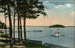 Two Wharfs & Wicket Island from Grove Two Wharfs & Wicket Island from Grove