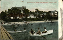 Pine Tree Inn, Point Independence Onset, MA Postcard Postcard