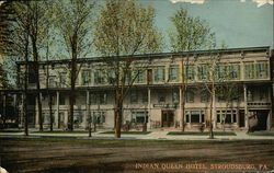 Indian Queen Hotel Stroudsburg, PA Postcard Postcard