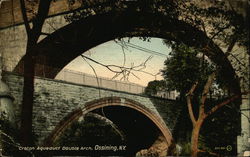 Croton Aqueduct Double Arch Postcard